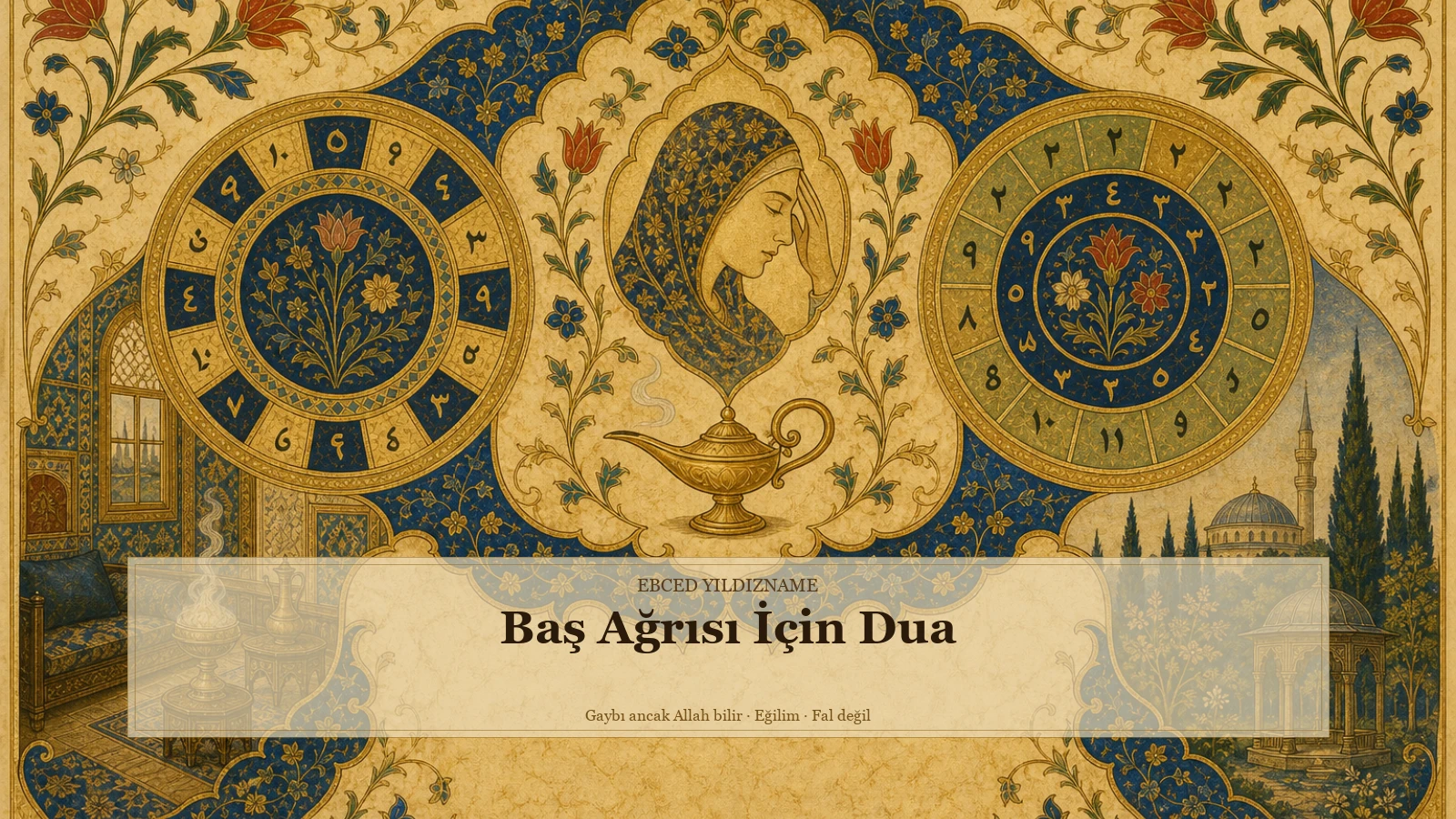Baş Ağrısı İçin Dua — Ebced Yıldızname özgün kapak