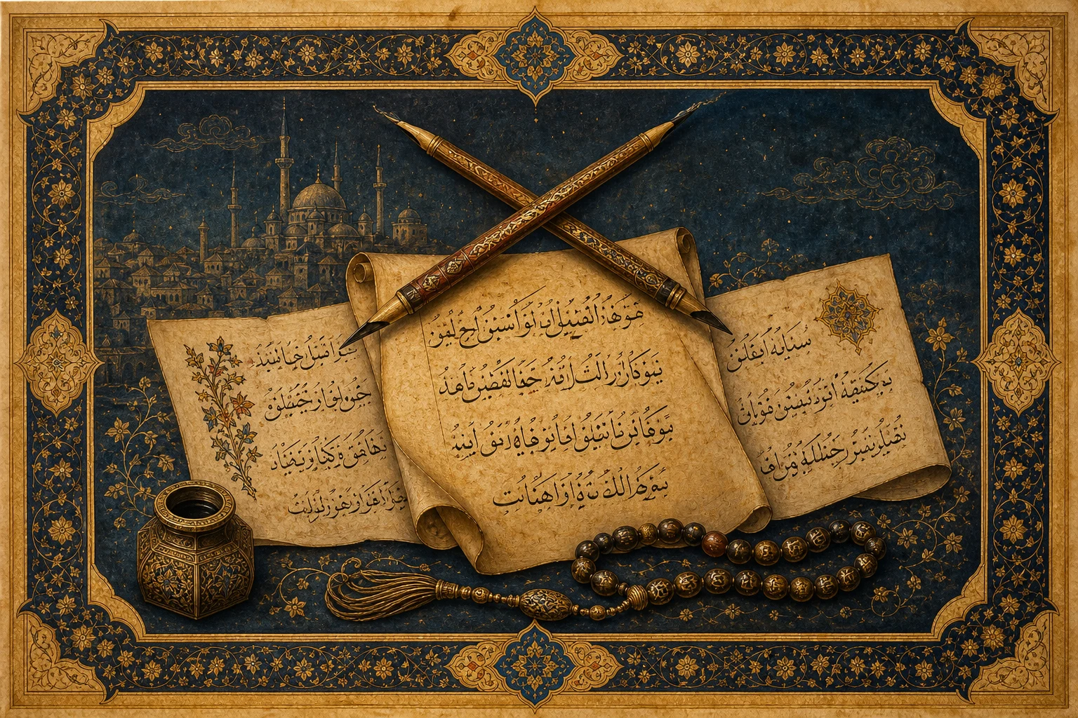 İsim uyumu nedir — iki kalem ve isim dürüsü kesişmesi kapak