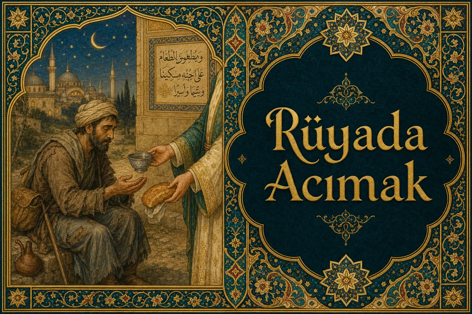Rüyada Acımak — Osmanlı yıldızname estetiğinde tezhipli minyatür kapak