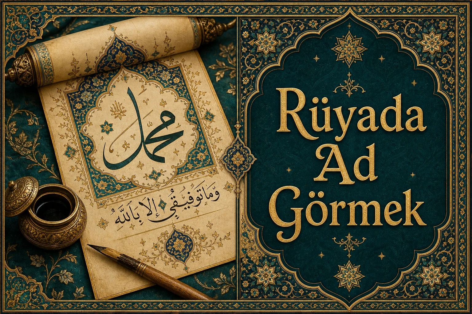 Rüyada Ad Görmek — Osmanlı yıldızname estetiğinde tezhipli minyatür kapak