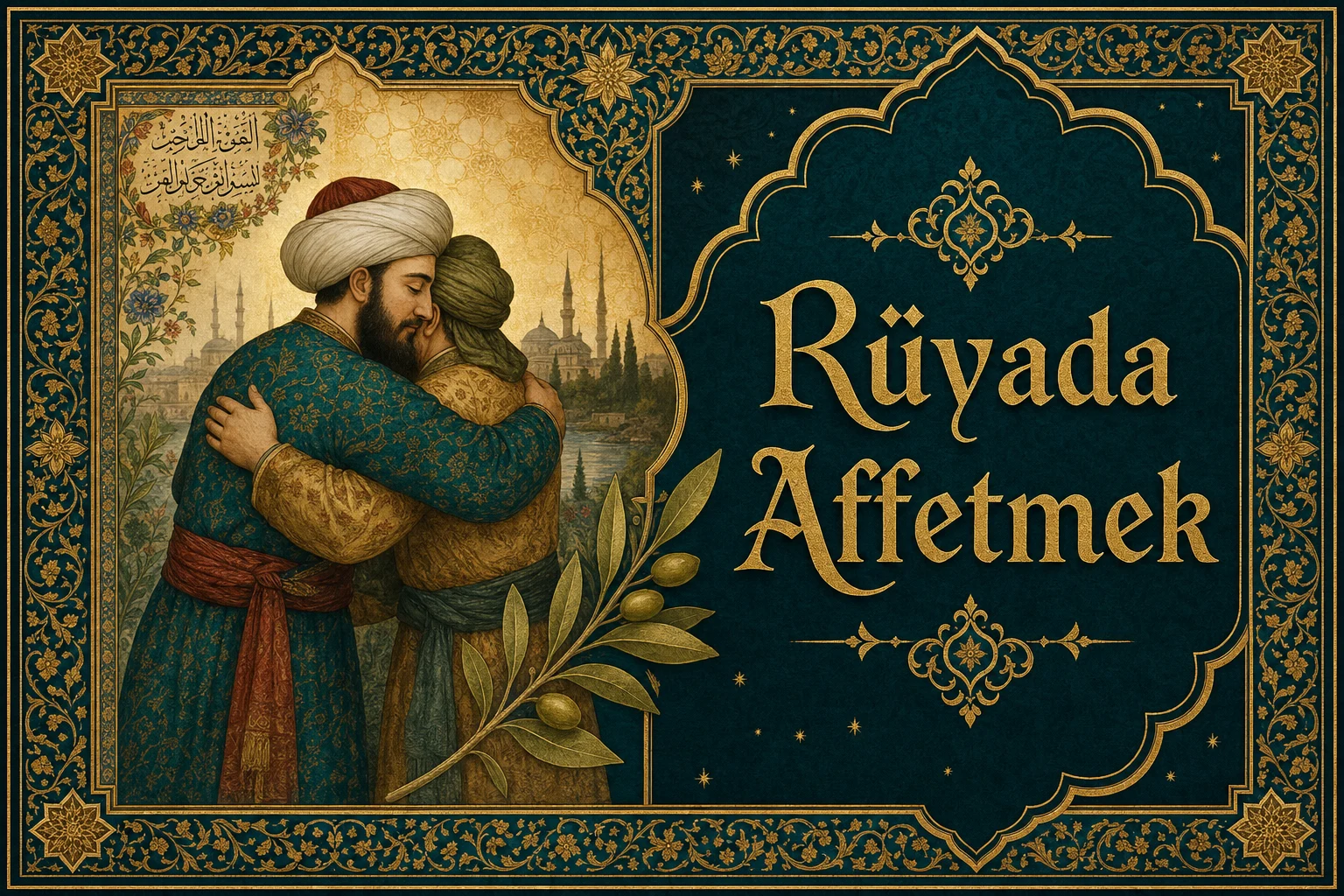 Rüyada Affetmek — Osmanlı yıldızname estetiğinde tezhipli minyatür kapak