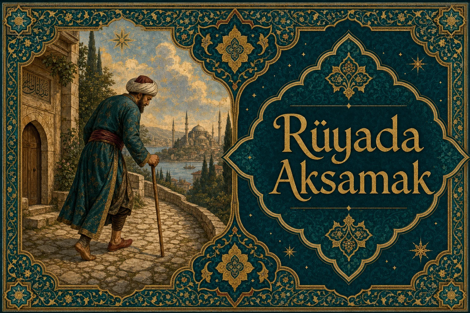 Rüyada Aksamak — Osmanlı yıldızname estetiğinde tezhipli minyatür kapak
