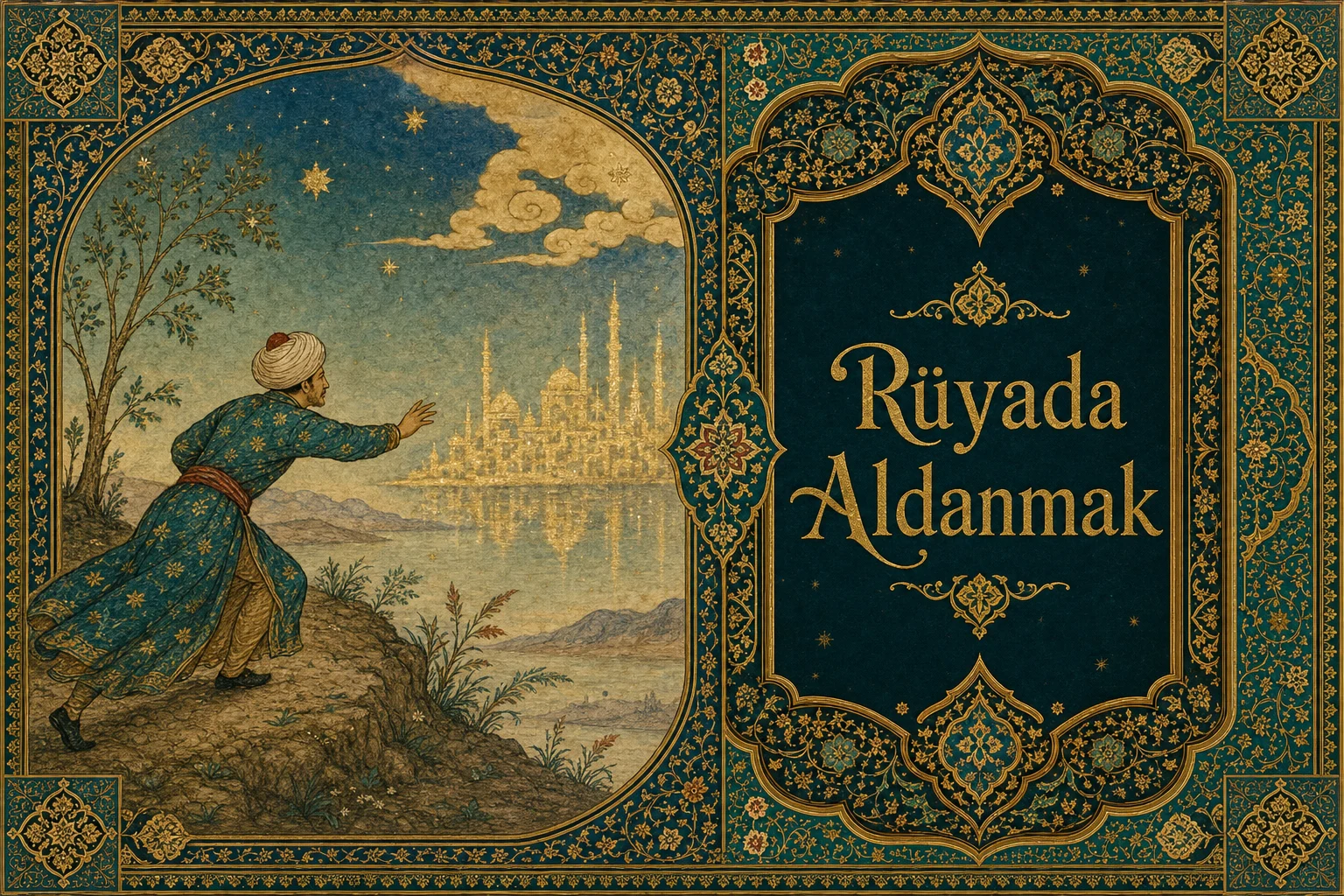 Rüyada Aldanmak — Osmanlı yıldızname estetiğinde tezhipli minyatür kapak