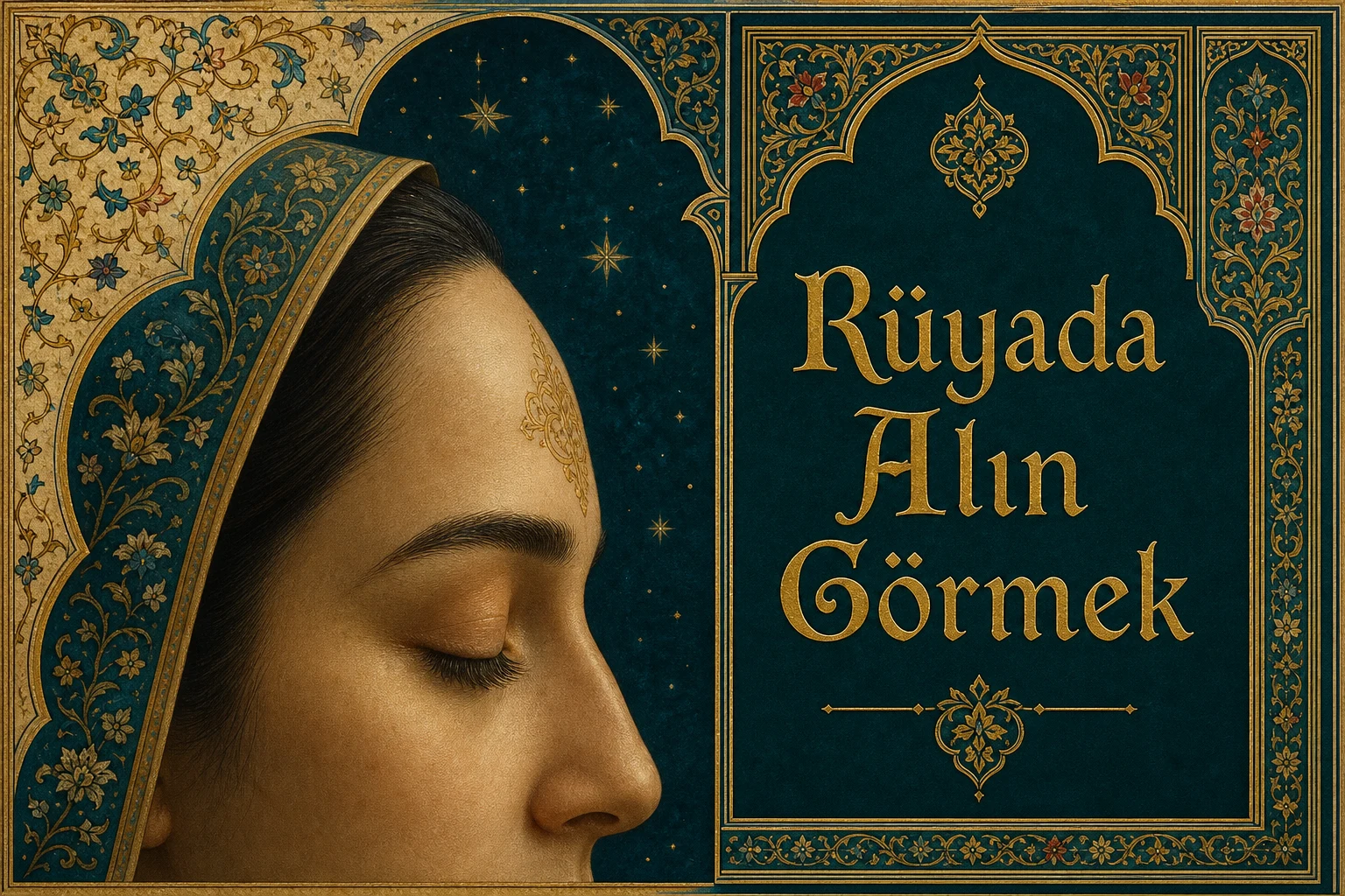 Rüyada Alın Görmek — Osmanlı yıldızname estetiğinde tezhipli minyatür kapak