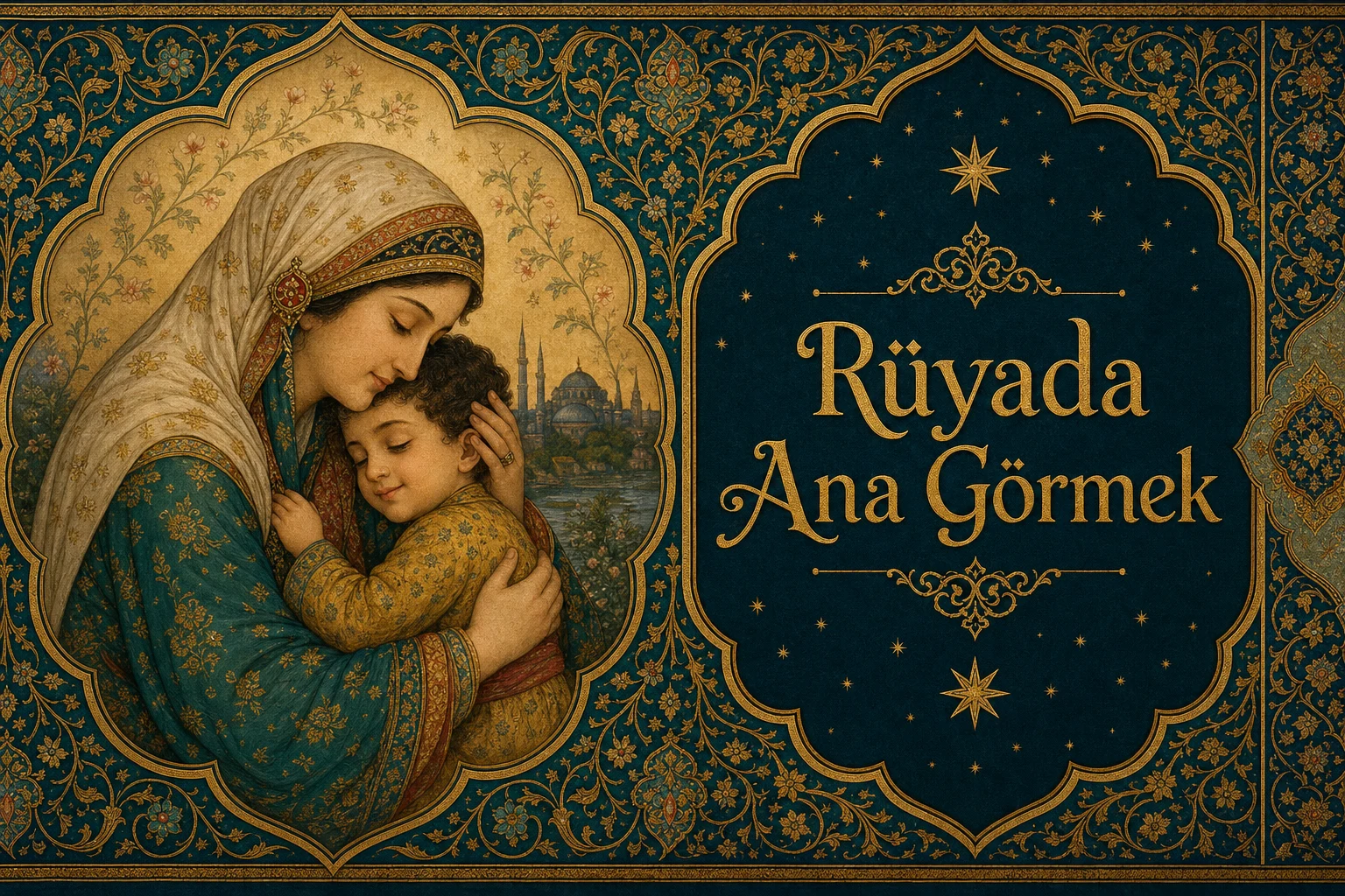 Rüyada Ana Görmek — Osmanlı yıldızname estetiğinde tezhipli minyatür kapak
