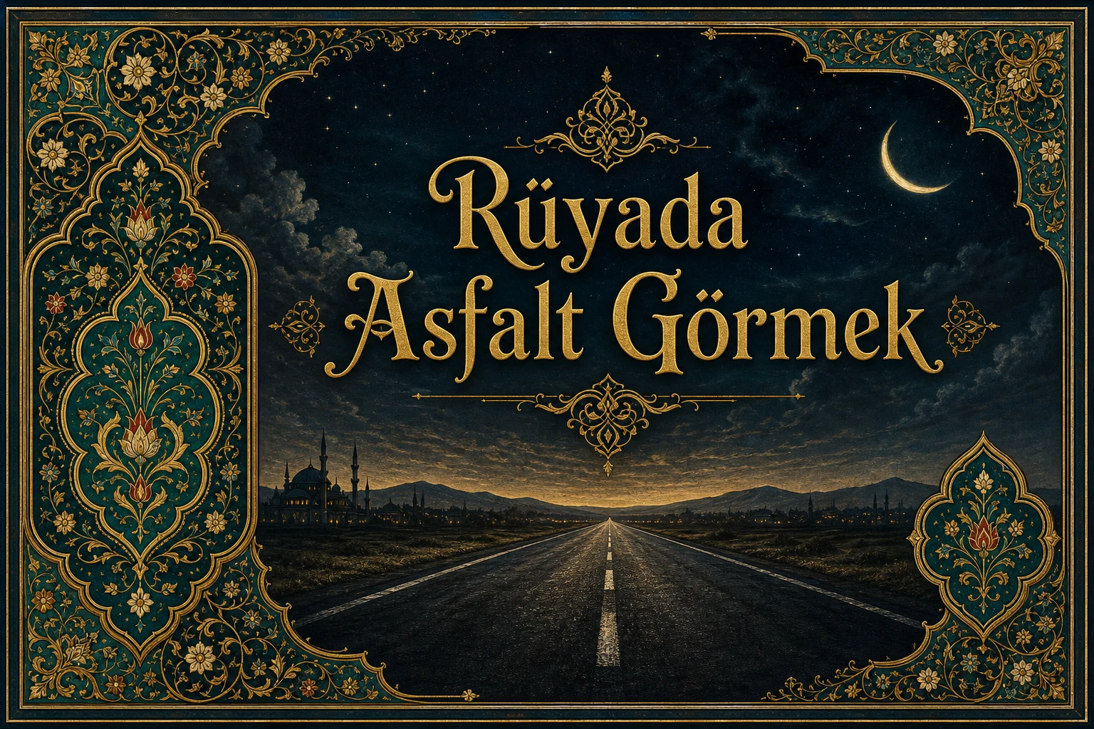 Rüyada Asfalt Görmek — Osmanlı yıldızname estetiğinde tezhipli minyatür kapak