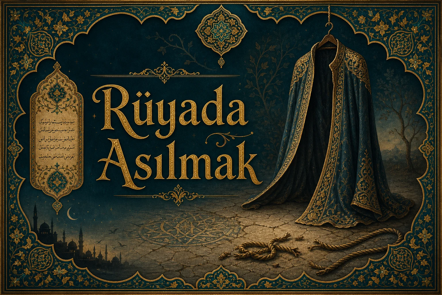 Rüyada Asılmak — Osmanlı yıldızname estetiğinde tezhipli minyatür kapak