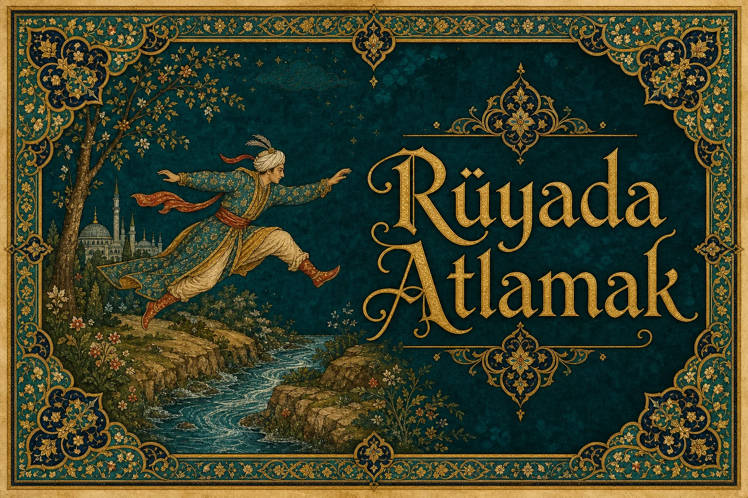 Rüyada Atlamak — Osmanlı yıldızname estetiğinde tezhipli minyatür kapak