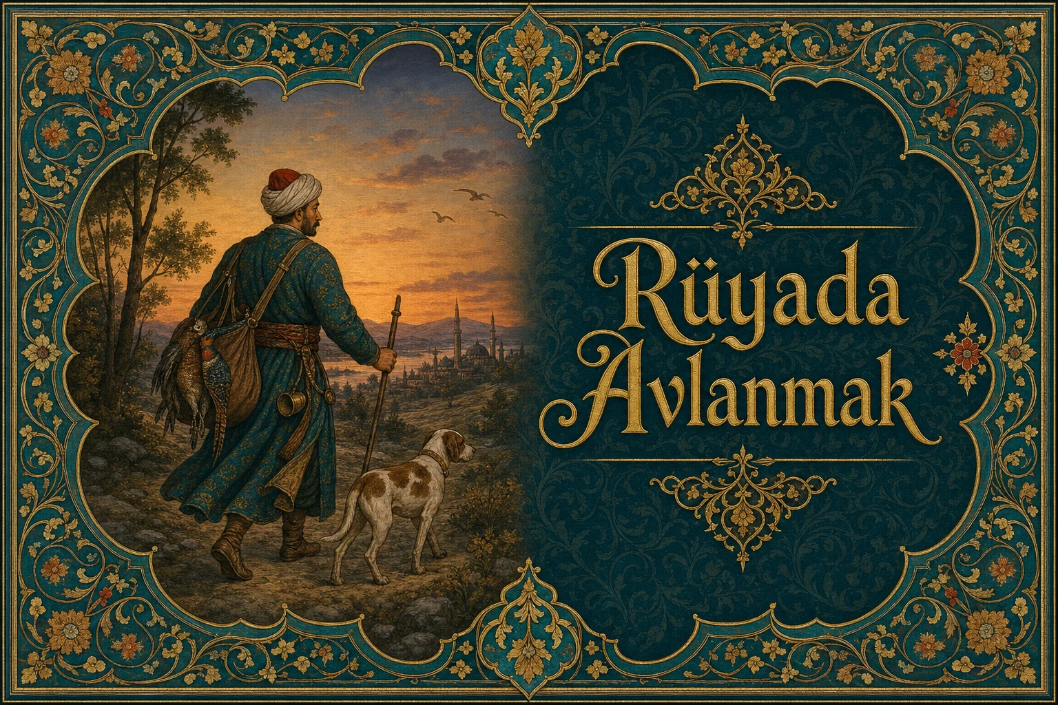 Rüyada Avlanmak — Osmanlı yıldızname estetiğinde tezhipli minyatür kapak