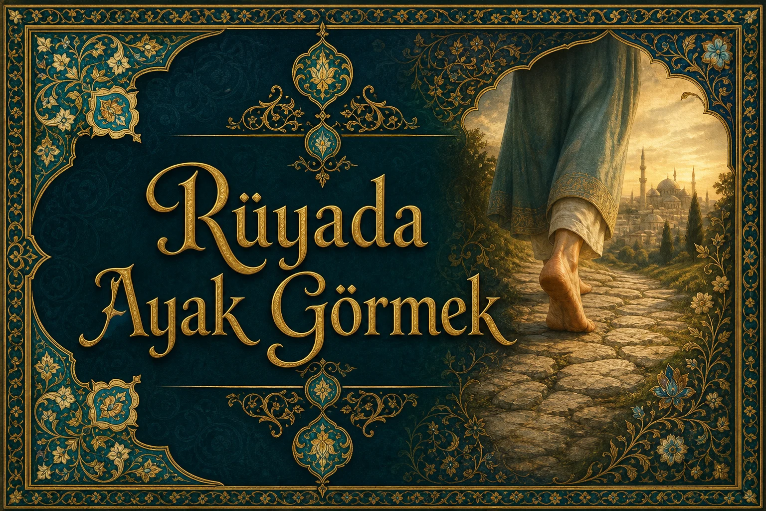 Rüyada Ayak Görmek — Osmanlı yıldızname estetiğinde tezhipli minyatür kapak