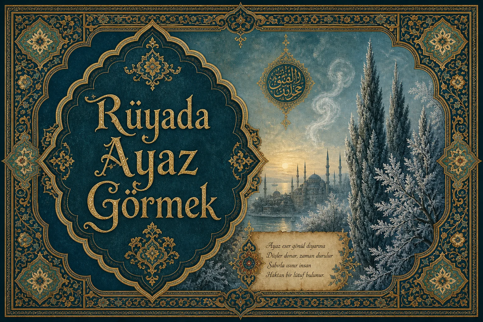 Rüyada Ayaz Görmek — Osmanlı yıldızname estetiğinde tezhipli minyatür kapak
