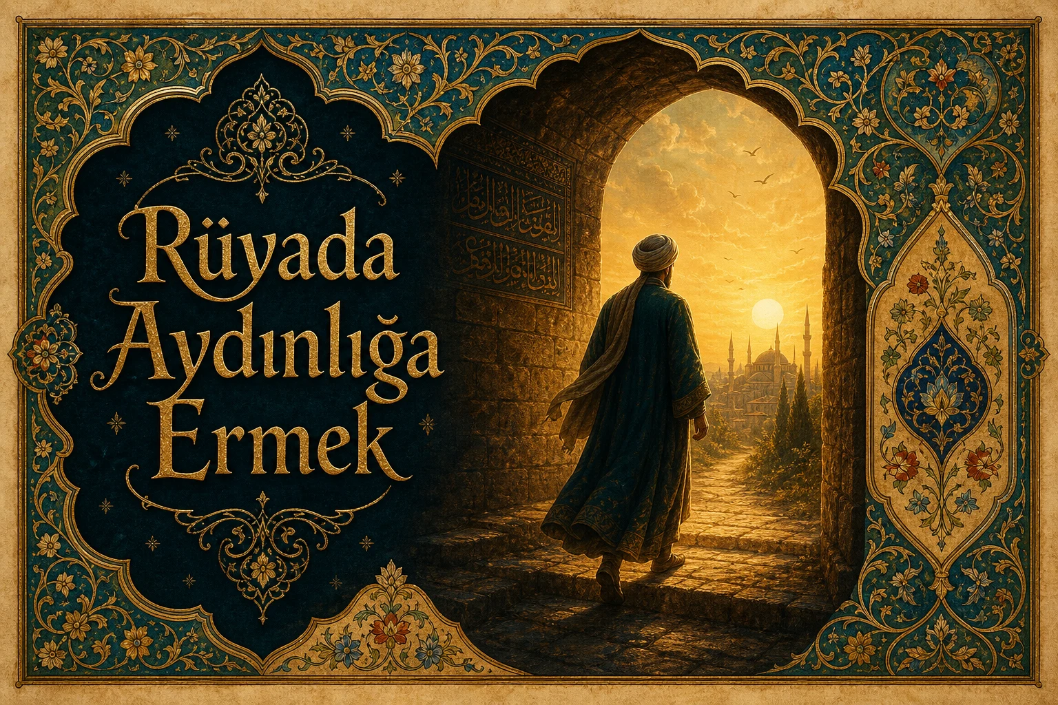 Rüyada Aydınlığa Ermek — Osmanlı yıldızname estetiğinde tezhipli minyatür kapak