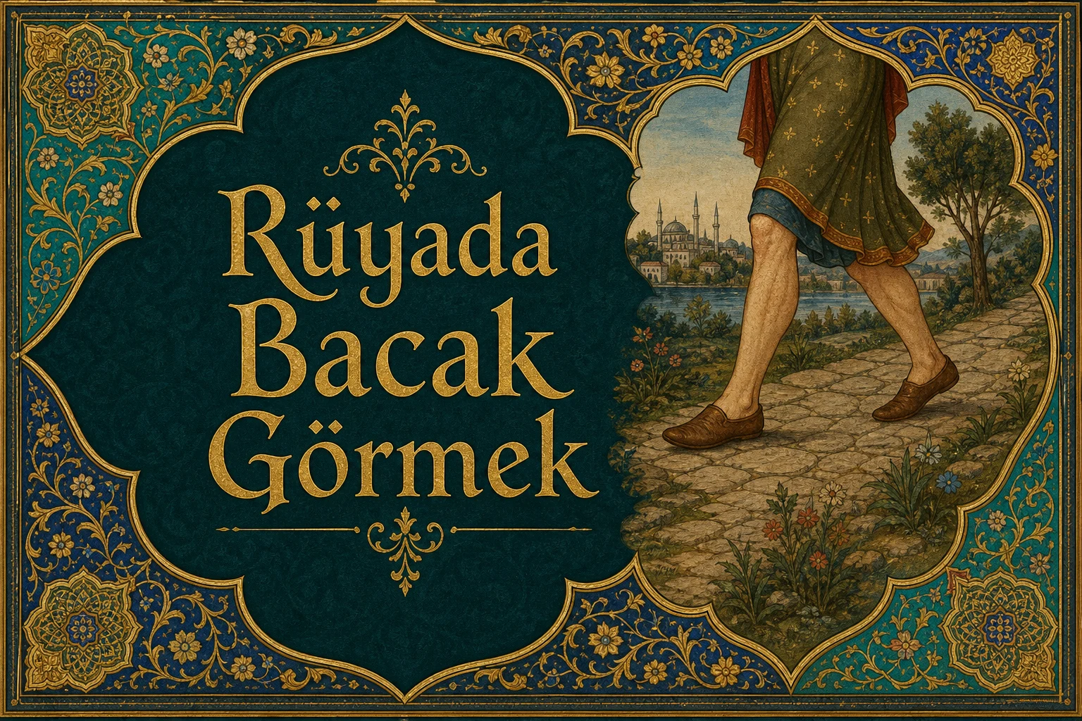 Rüyada Bacak Görmek — Osmanlı yıldızname estetiğinde tezhipli minyatür kapak