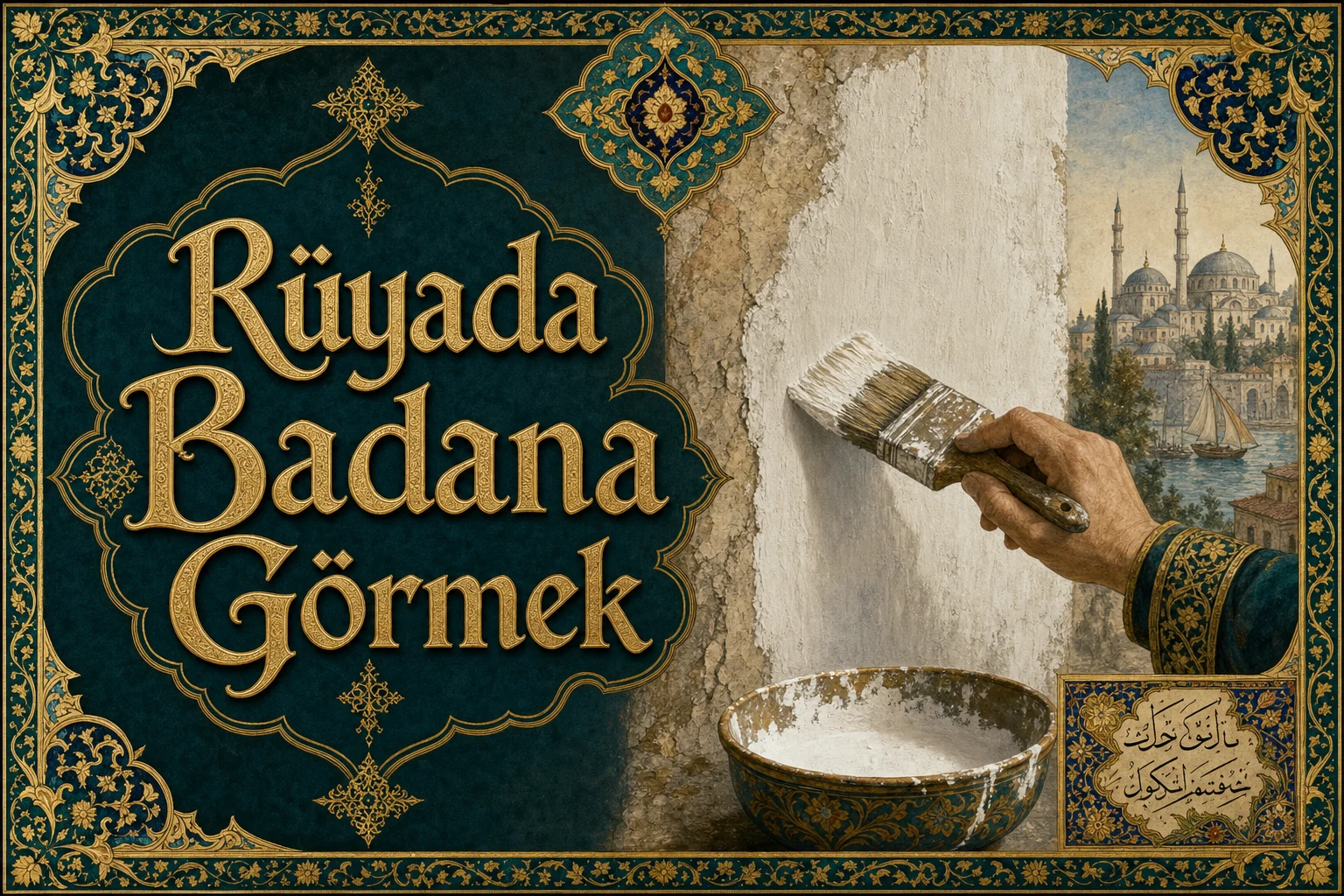 Rüyada Badana Görmek — Osmanlı yıldızname estetiğinde tezhipli minyatür kapak
