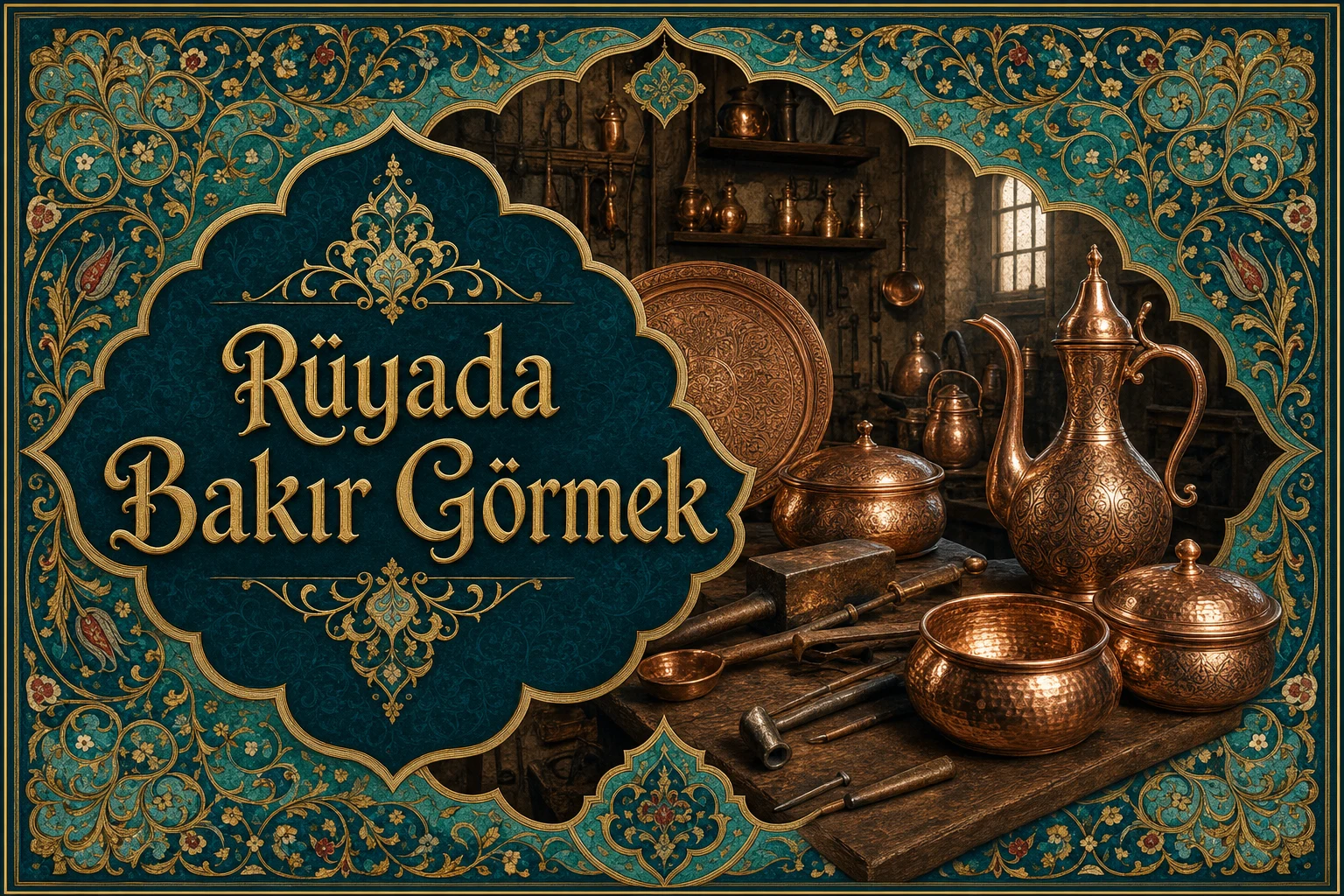 Rüyada Bakır Görmek — Osmanlı yıldızname estetiğinde tezhipli minyatür kapak
