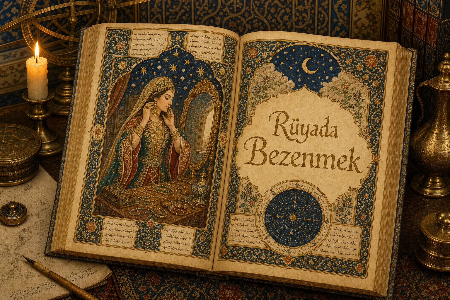Rüyada Bezenmek — Osmanlı yıldızname estetiğinde tezhipli minyatür kapak