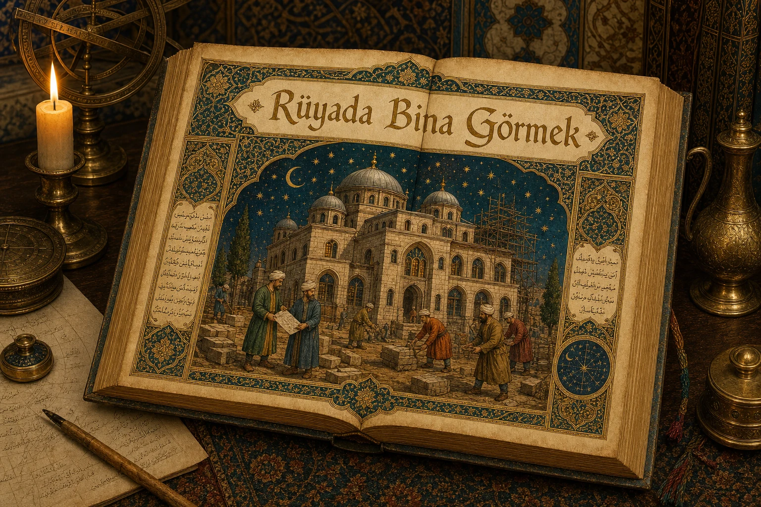Rüyada Bina Görmek — Osmanlı yıldızname estetiğinde tezhipli minyatür kapak
