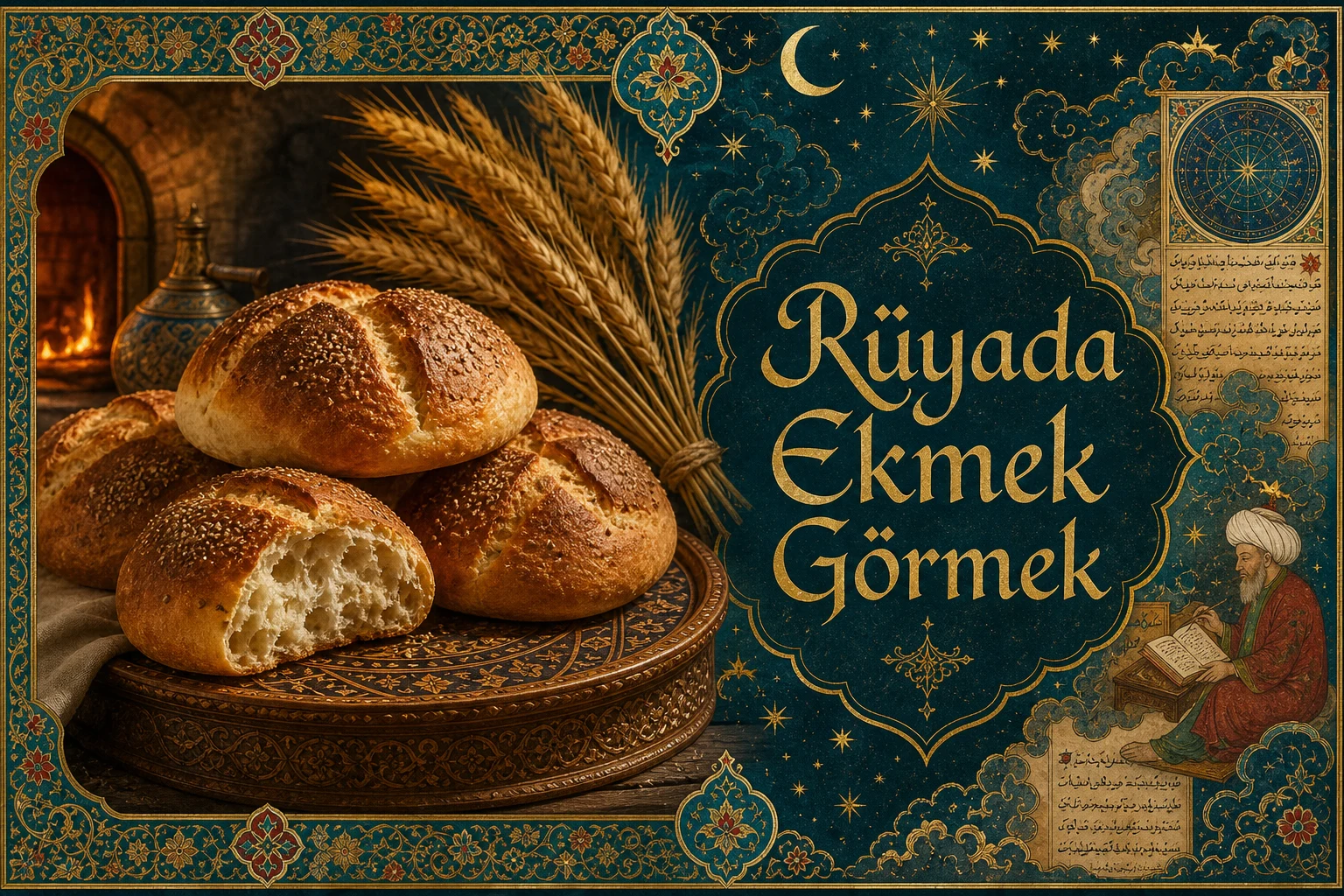 Rüyada Ekmek Görmek — Osmanlı yıldızname estetiğinde tezhipli minyatür kapak
