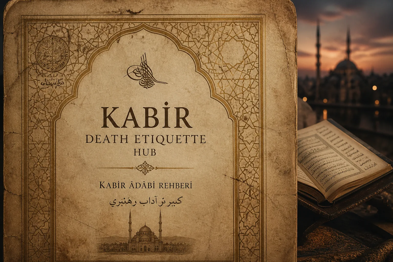 Kabir ve Ölüm Adabı — kabir ölüm adabı kapak