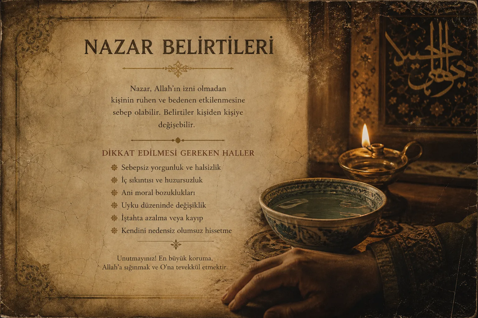 Nazar Belirtileri