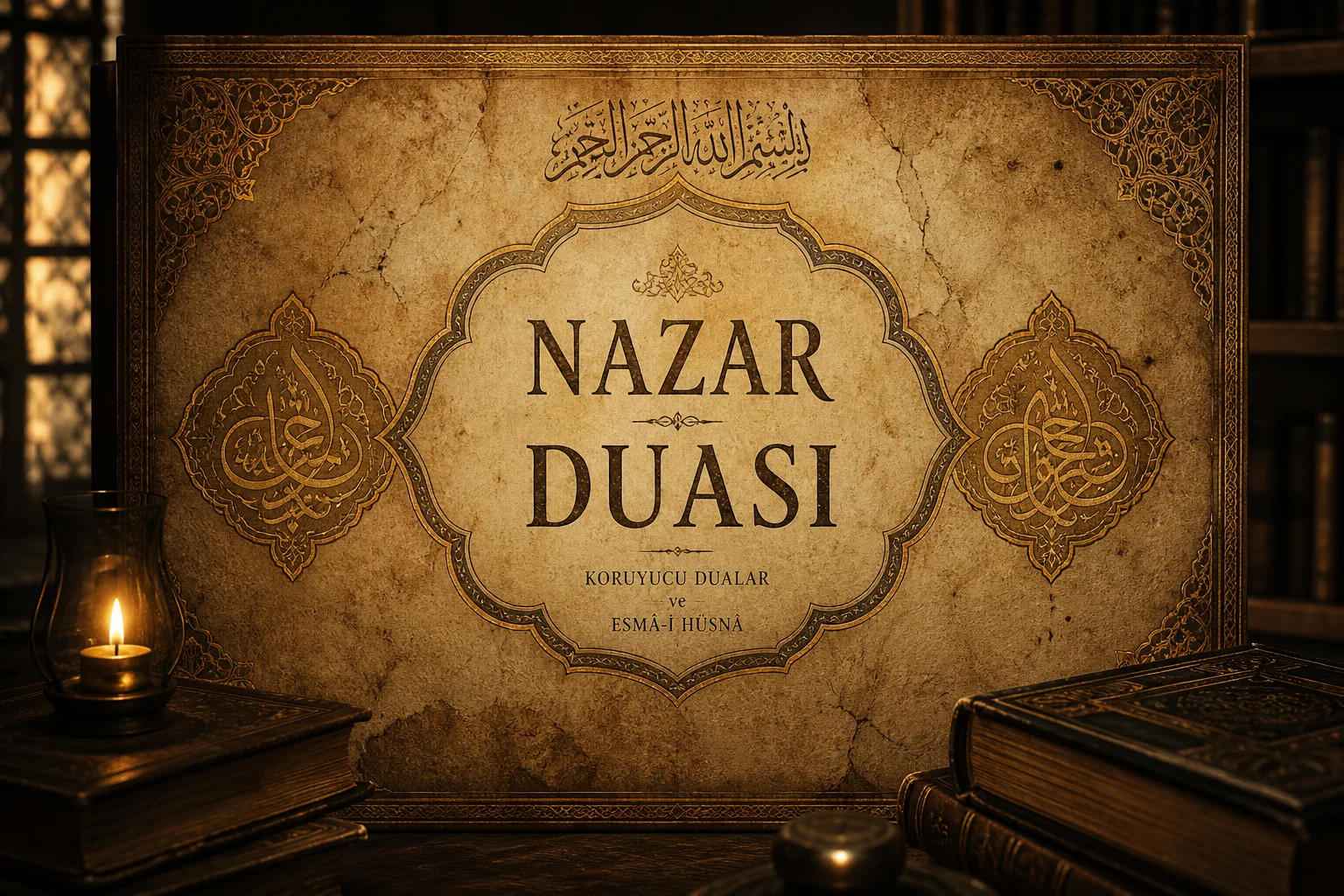 Nazar Duası — kadim Osmanlı üslubunda kapak