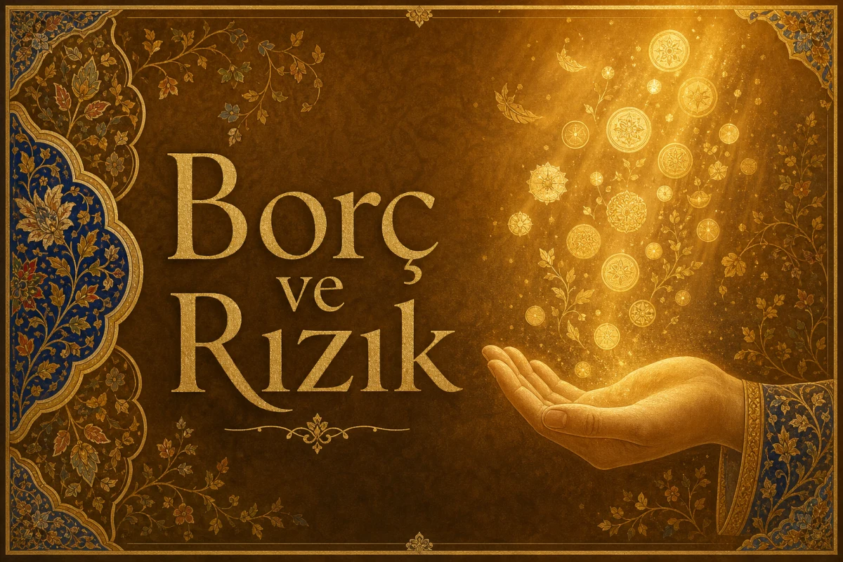 Borç, Rızık ve Bereket — Osmanlı tezhipli rukye kapak görseli