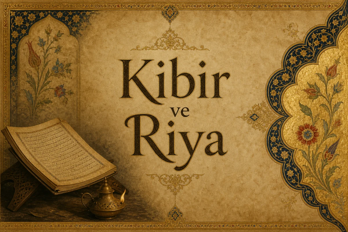 Kibir ve Riya — Osmanlı tezhipli rukye kapak görseli