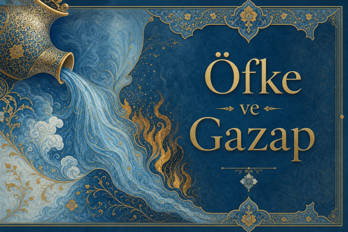 Öfke ve Gazap — Osmanlı tezhipli rukye kapak görseli