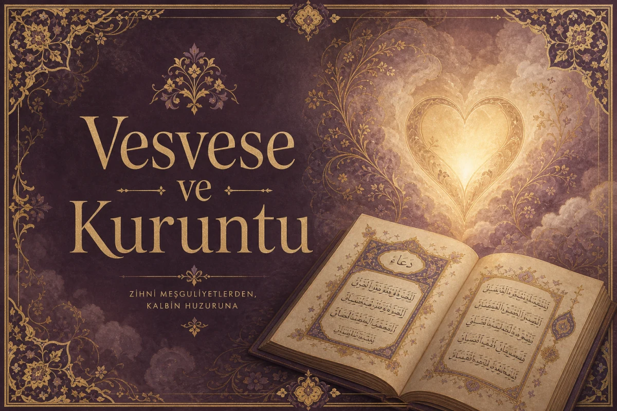 Vesvese ve Kuruntu — Osmanlı tezhipli rukye kapak görseli